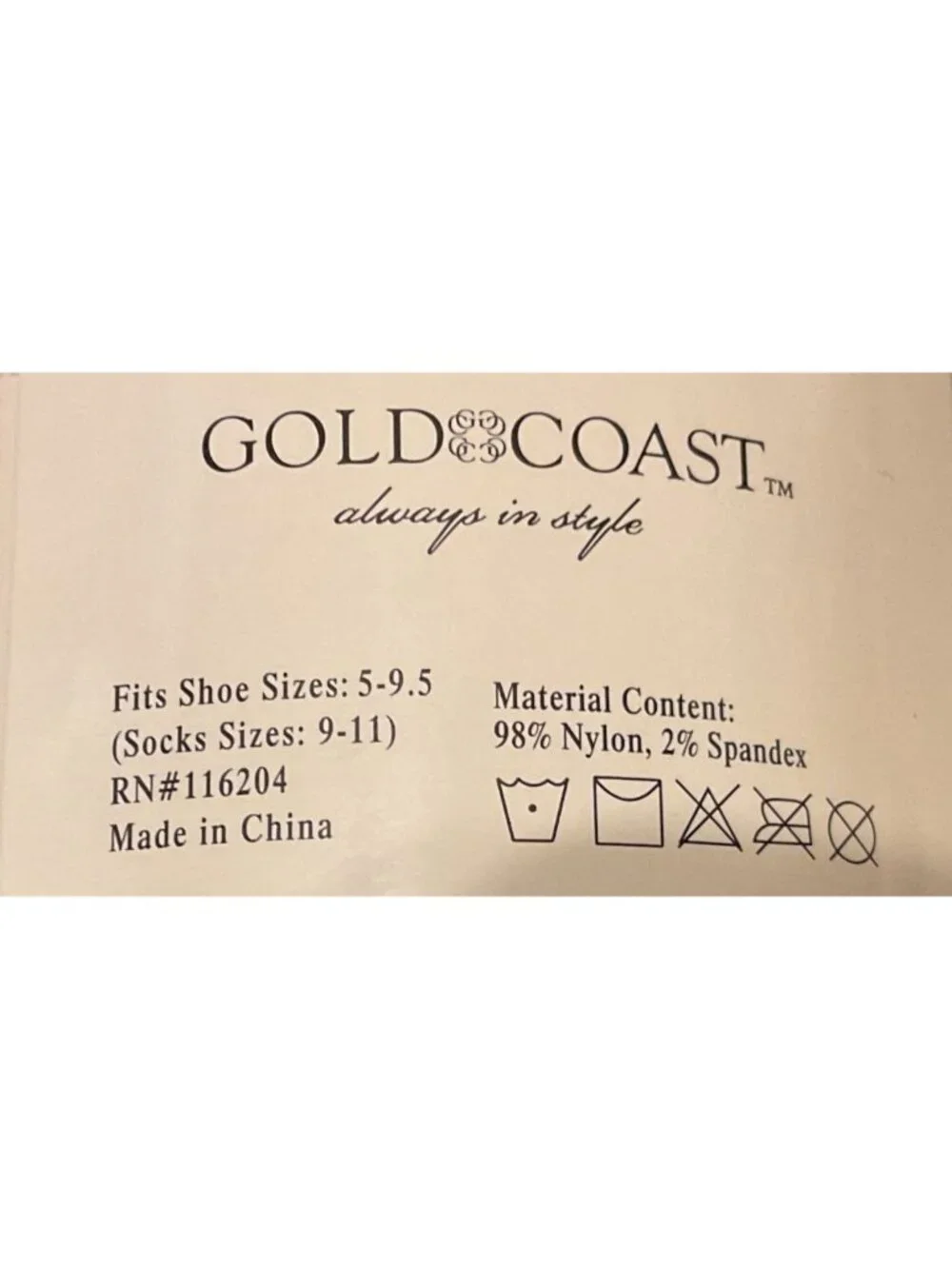 Vtg NWT Gold Coast Hosiery Knee Highs 24 Pairs Nude Beige Black Nylon Blend